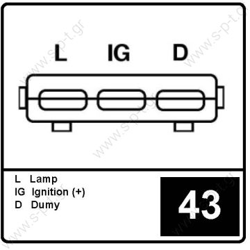 101211-0720   ΔΥΝΑΜΟ  12V 70AH SUZUKI BALENO 1.6, IGNIS, JIMNY ALTO  GRAND VITARA LIANΑ 12V 85 Amp    PV4 x 55   Suzuki Frame Number:	FR25 Replacing 101211-0720 Lucas LRA1739 LRA1896 Hella JA1293 Suzuki Various Models - 